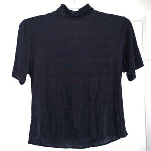 Black Turtleneck Shirt